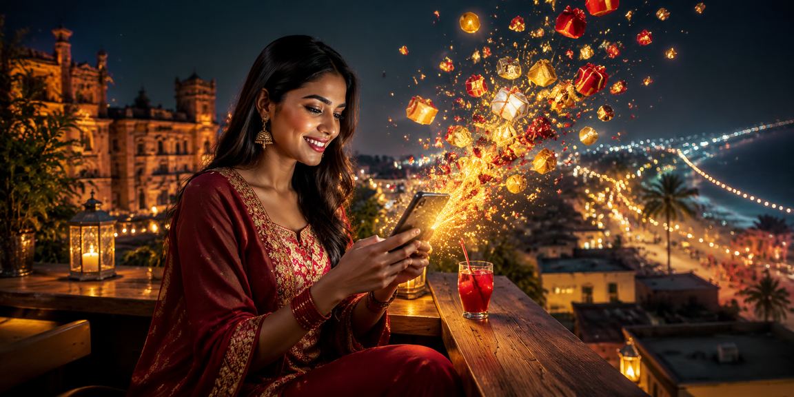 রাতের সমুদ্র সৈকত মোবাইল কসিনো ব্যবহারকারী